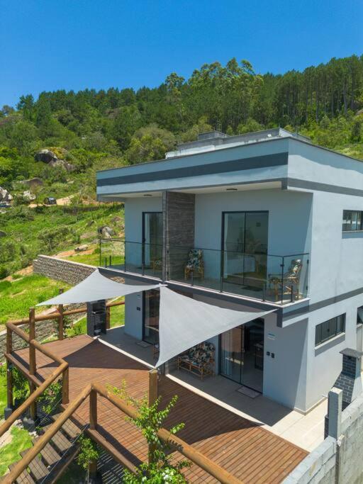 Casa Mirante Do Sol-Vista Exuberante Com Spa Governador Celso Ramos Exterior photo